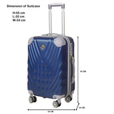 Trolley Bag for Travel, 8 Spinner Wheels, 360° Wheeling
